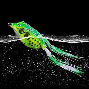 2020 Силиконовый Материал рыболовная приманка 4,5 см Искусственная Приманка Ray Frog topwater fishing 1