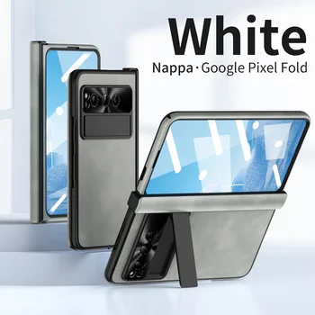 Чехол для мобильного телефона Google Pixel Fold, простая кожаная откидная крышка с защитой от падения, защитный чехол Pixel Fold 