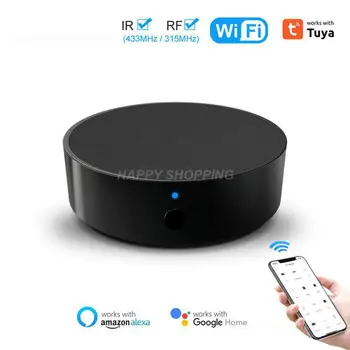 Универсальный WiFi ИК-контроллер Tuya, дистанционное управление приложением Smartlife, интеллектуальная автоматизация работы для дома, Alexa