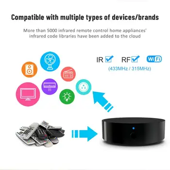 Универсальный WiFi ИК-контроллер Tuya, дистанционное управление приложением Smartlife, интеллектуальная автоматизация работы для дома, Alexa 5