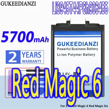 GUKEEDIANZI Сменный Аккумулятор Li3945T44P8h906455 5700 мАч Для ZTE 906455 Nubia для Red Magic 6 Six