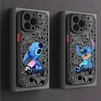 Роскошный чехол из ТПУ для iPhone XS X 14 Pro Max XR 13 12 Mini 15 Pro SE 7 8 Plus 11 Pro 15 Pro Max 12 Stitch The Baby Disney 0