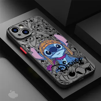 Роскошный чехол из ТПУ для iPhone XS X 14 Pro Max XR 13 12 Mini 15 Pro SE 7 8 Plus 11 Pro 15 Pro Max 12 Stitch The Baby Disney 4