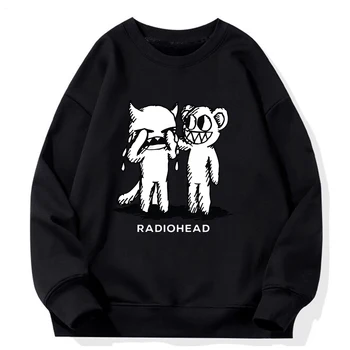 Толстовка Radiohead OK Cooperation Компьютерная группа, толстовки с рок-музыкой, топы с альбомами, уличная одежда, забавные принты, мужская / женская одежда, мужская одежда