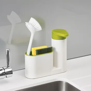 Новейший Портативный Пластиковый дозатор шампуня и мыла для домашней ванной комнаты, практичный Держатель контейнера для жидкого мыла, шампуня и геля для душа 0
