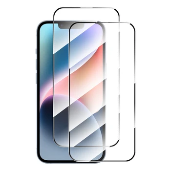 Защитная пленка Tempred Glass с полным покрытием для Apple iPhone 15 2.5D HD Защитные пленки для экрана iPhone 15 Pro Max / iPhone 15 Plus