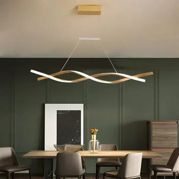 Современный светодиодный подвесной светильник для гостиной, столовой, кухни, бара, спальни, Потолочная люстра для домашнего декора, светильник Luster