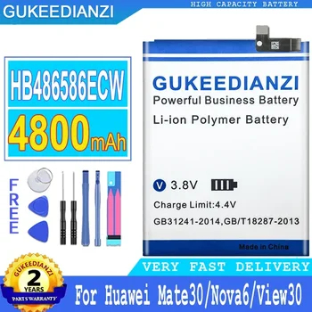 Аккумулятор GUKEEDIANZI HB486586ECW, для Huawei P40 Lite 4G, JNY-L01A, JNY-L02A, JNY-LX1, P40Lite 4G, Большой электроинструмент