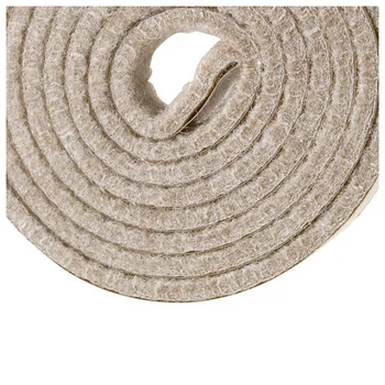 4-кратный самоклеящийся рулон из прочной войлочной ленты для твердых поверхностей (1/2 дюйма X 60 дюймов), кремово-белый 3