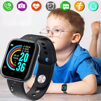 Смарт-часы Детские водонепроницаемые спортивные светодиодные цифровые электронные часы для детей, мальчиков и девочек, студентов 12-15 лет, фитнес-часы