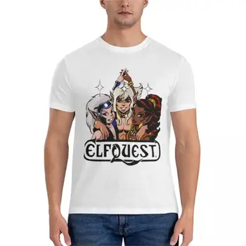 ElfQuest: Классическая футболка Retro Trio, футболка для мужчин, мужская футболка, спортивные рубашки, мужская летняя футболка, мужская