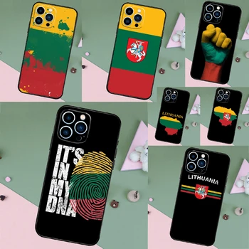 Чехол Для Телефона С Флагом Литвы Для iPhone 11 12 13 14 15 Pro Max Mini 7 8 Plus SE 2020 SE 2022 X XR XS Max