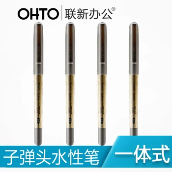 Цельная гелевая ручка BZ-205L японской серии OHTO Luster 0,5 мм 5шт.