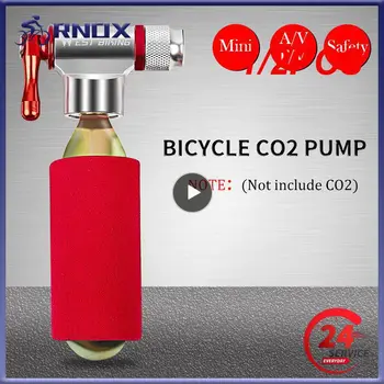 1 /2ШТ ВЕЛОСИПЕДНЫЙ CO2-инфлятор с рукавом Мини-насос MTB Дорожный велосипед CO2-инфлятор для баскетбола, футбола, велосипедных аксессуаров
