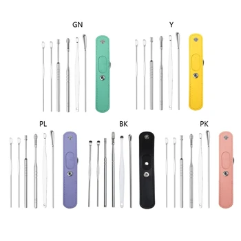 Профессиональный набор для чистки ушей Набор инструментов для удаления ушной серы, Средство для чистки ушей G99C