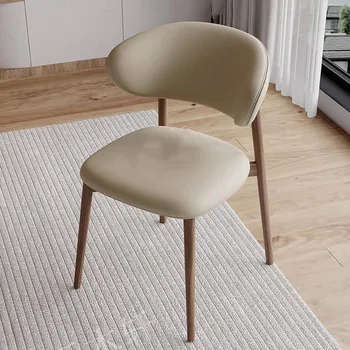 Роскошные современные обеденные стулья Белые офисные обеденные стулья винтажного дизайна Кухня Спальня Салон мебели для дома Muebles Para El Hogar