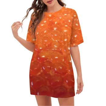 CLOOCL Летняя женская рубашка с рисунком из фруктовых зерен С 3D-принтом, свободная повседневная футболка с круглым вырезом и коротким рукавом, женская футболка оверсайз