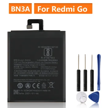 Сменный аккумулятор BN3A для Xiaomi Redmi Go, аккумуляторная батарея для телефона 3000 мАч