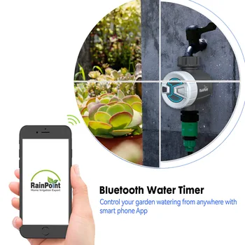 Автоматический цифровой электронный таймер подачи воды Система спринклерного таймера Режимы подключения Bluetooth и удаленного WiFi Открытый сад