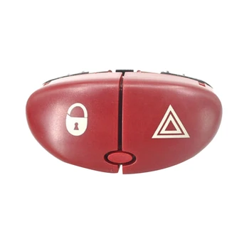 2X Переключатель Аварийной Сигнализации Кнопка Включения Опасного Освещения Для Peugeot 206 207 Citroen C2 6554L0 96403778JK 0