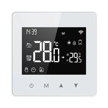Интеллектуальный термостат с дистанционным управлением, программируемый еженедельно для газового котла Для Tuya, регулятор температуры для обустройства дома с Wi-Fi