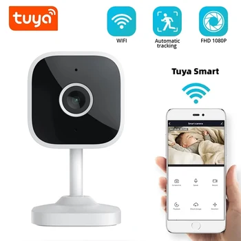 IndoorCam IP-камера Wifi 3-Мегапиксельная камера видеонаблюдения ночного видения Камера Слежения за человеком Полноцветное ночное видение Видео в помещении