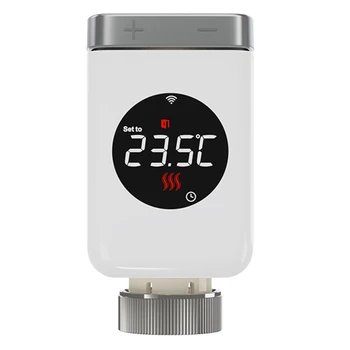 Термостатический радиаторный клапан, Пластиковый привод радиаторного клапана, Регулятор температуры нагрева для Alexa Google Home
