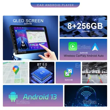 Android 13 Автомагнитола для Nissan Navara 3 D40 2004-2010 Мультимедийный плеер GPS Навигация Carplay Без 2DIN Магнитолы БЕЗ DVD 1