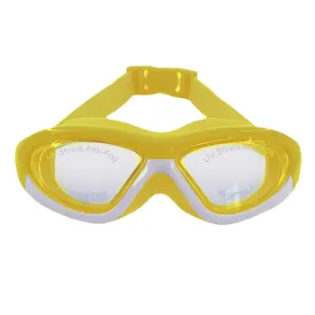 Очки для плавания для детей с защитой от запотевания, водонепроницаемые Очки для профессионалов HD с широким обзором, очки для подводного плавания, очки для водных видов спорта 3