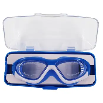 Очки для плавания для детей с защитой от запотевания, водонепроницаемые Очки для профессионалов HD с широким обзором, очки для подводного плавания, очки для водных видов спорта 5