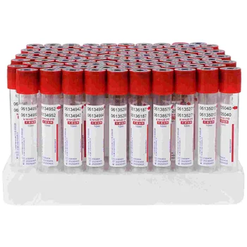 Одноразовые пробирки для сбора крови Лабораторное оборудование Стеклянные Пробирки с отрицательным давлением Вакуумный коллектор Клеевая головка