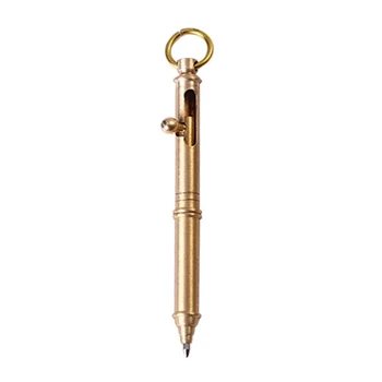 Латунная офисная ручка для подписи Bolt Pen с кольцом Business Signing Pen