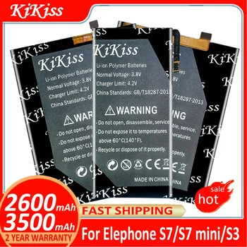 Аккумулятор KiKiss для Elephone S7/S7 mini S7mini/S3/R9 MT6797 Helio X20 deca batteries + НОМЕР трека