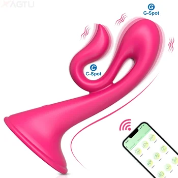 Беспроводной вибратор с управлением приложением Bluetooth для женщин, стимулятор клитора, массажер точки G, трусики, секс-игрушки, товары для взрослых