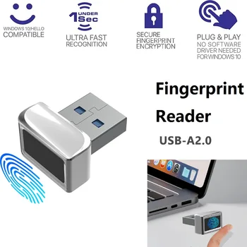 U6/U7 USB Модуль Считывания Отпечатков Пальцев Из Цинкового Сплава, Мини-Биометрический Сканер, Замок, Безопасный Многоязычный, Удобное Управление для Ноутбуков