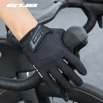 Велосипедные перчатки с сенсорным экраном GUB с длинными пальцами для мужчин и женщин, амортизирующее и противоскользящее снаряжение для горных шоссейных велосипедов