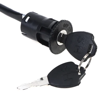 Ключ зажигания Power Lock Универсальный электрический велосипед Велосипедные Портативные пылезащитные велосипедные запчасти для электрического скутера 4