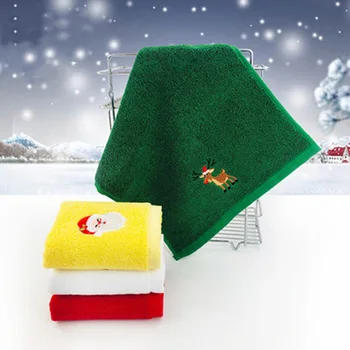 Рождественская Салфетка для мытья лица, Милое полотенце для лица из Лося Санта-Клауса, ткань для мужчин, Полотенца для домашней ванной, Женские Полотенца, Рождественский Подарок
