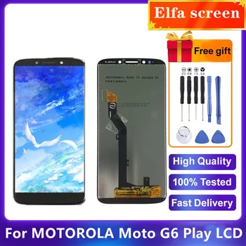 Оригинальный ЖК-экран Для Motorola Moto G6 Play Display С Рамкой Сенсорного планшета В сборе XT1922 XT1922-3 Для Moto G6 play LCD