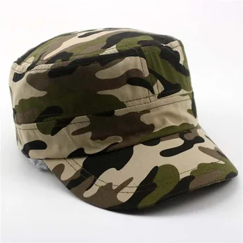 Летние модные мужские бейсболки, шляпы, женские мужские кепки с открытым козырьком, военный тренировочный камуфляж, тактическая армейская камуфляжная плоская кепка