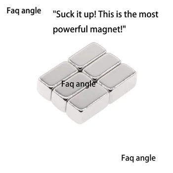 2 /5ШТ Electroiman N35 Очень Сильное магнитное кольцо Квадратное Iman Мощные Неодимовые слезы Imas Магнитные материалы Magnetti Magnetize