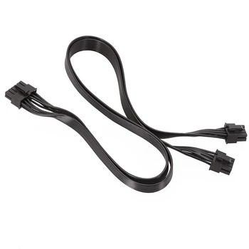 2X Линейка видеокарт PSU от 12Pin до двойного 8Pin (6 + 2) Модульного кабеля питания PCI-E Для Seasonic P-860 P-1000 X-1050 (60 см)
