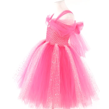 ШИКАРНОЕ платье принцессы МЕЧТЫ для девочек в цветочек, летняя пачка, свадьба, день рождения, детские платья, детский костюм для девочек, подростковый выпускной 1