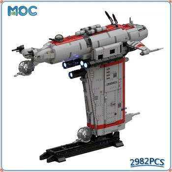 Космический корабль Серии MOC Space Shuttle MG-100 StarFortress SF-17 Resistance Bomber Строительный Блок Модель DIY Игрушки Коллекция Подарков
