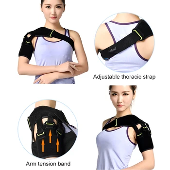 Восстановление Стабильности плеча Поддерживающий бандаж для снятия боли в суставах переменного тока, травм плеча, подвывихов, разрывов, растяжений связок, снятия боли в руке 3