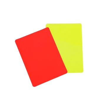 Футбольные красные и желтые карточки Для записи футбольных матчей Инструмент судьи для футбольного матча