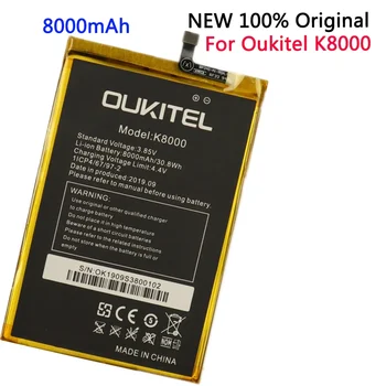100% Оригинальный Сменный Аккумулятор Емкостью 8000 мАч Для Oukitel K8000 Batterie Реальной Емкости Для Мобильного Телефона