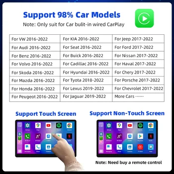 Беспроводной CarPlay Android 12 Android Auto Ai Box Mini USB Адаптер YouTube Для Audi Honda Nissan Kia VW Toyota Haval GPS-НОВИНКА 2023 года 5