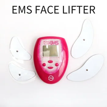 EMS Электрический V-образный пластырь для подтяжки лица, пластырь для укладки лица, Инструменты для подтяжки кожи Двойного подбородка, Устройство для изменения формы лица, импульсный массажер