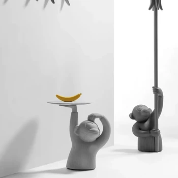 Креативная вешалка в виде обезьянки журнальный столик напольная вешалка минималистичная спальня